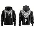 ROOTED HOODIE B&W