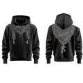 ROOTED HODDIE BLACK / GRAY
