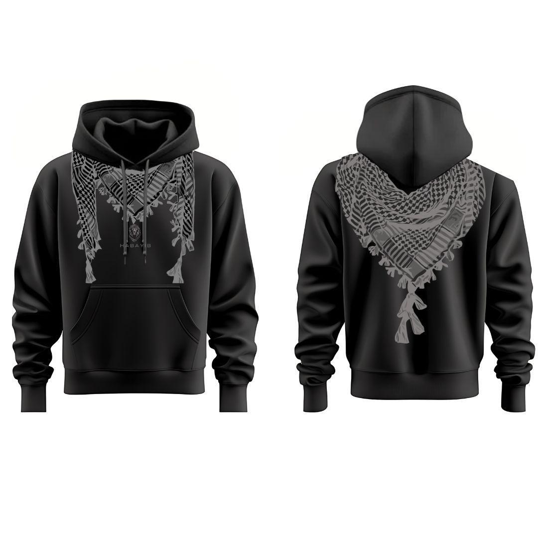 ROOTED HODDIE BLACK / GRAY