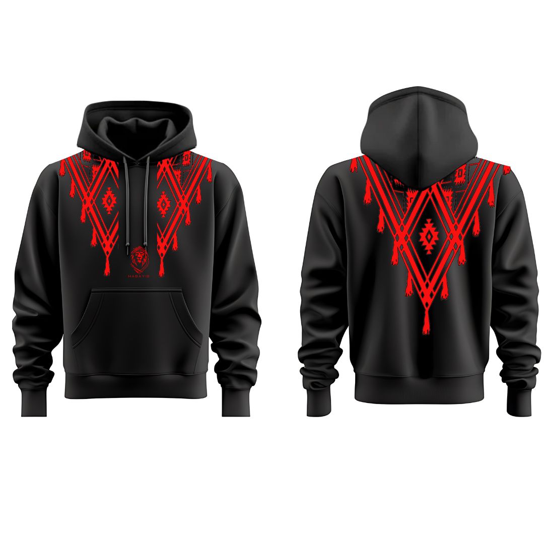 Hoodie FUSION SHEMAGH -Black