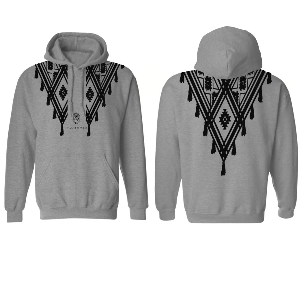 Hoodie FUSION SHEMAGH -GRAY/ B